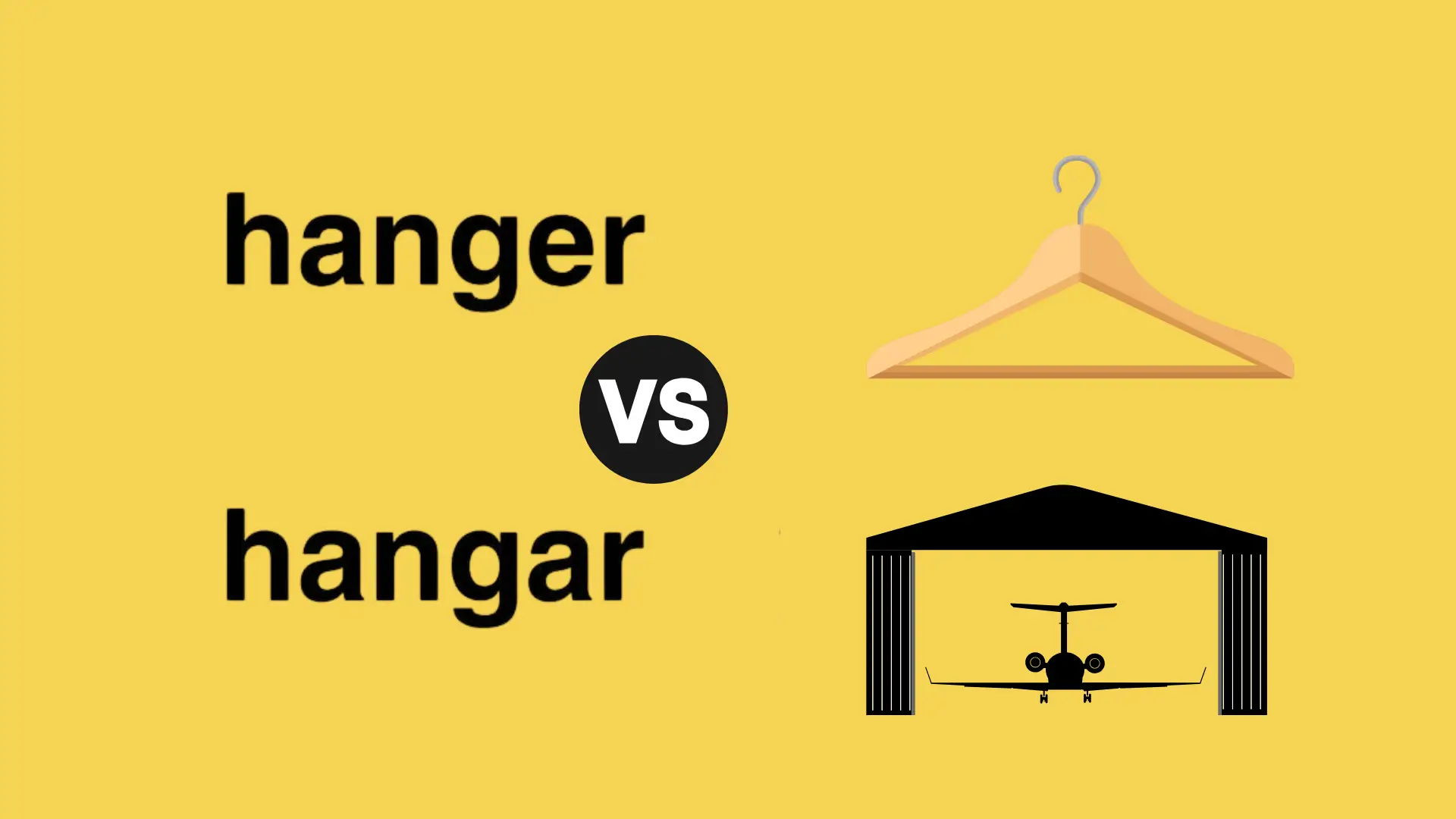 Hangar vs Hanger