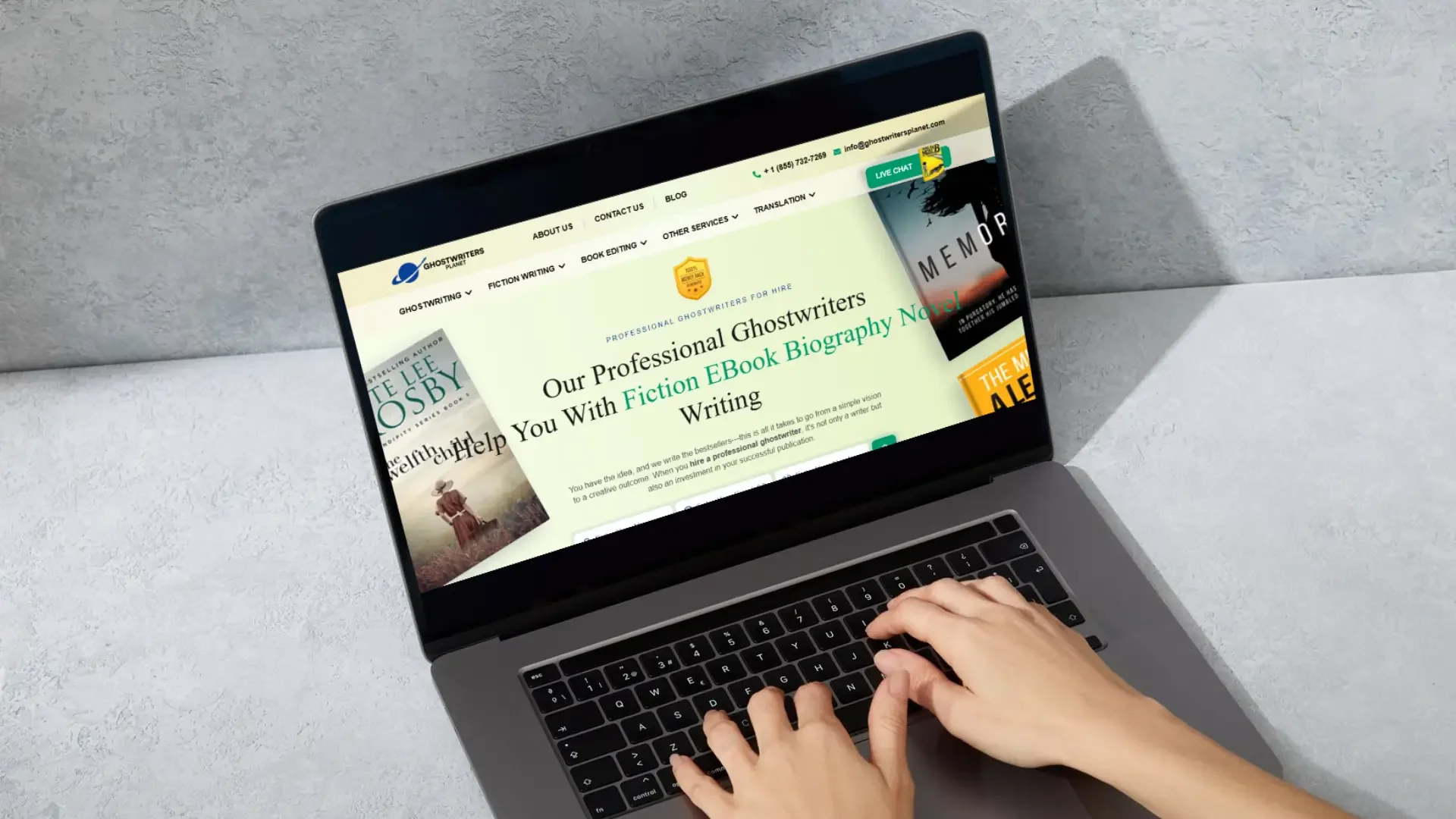 Ghostwriters Planet publishing service